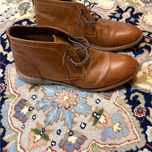 Crown Vintage Tan Leather Chukka Boots
